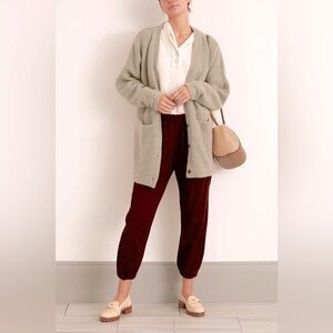 Xirena | Codie Wool Cashmere Blend Oatmeal Tan Cozy Chunky Cardigan Size Medium